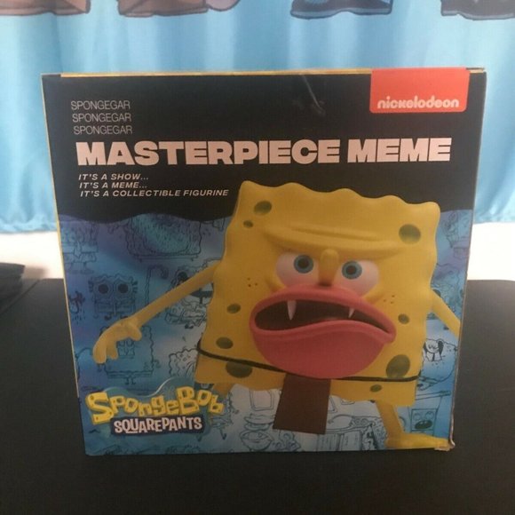 Spongebob Squarepants Masterpiece Meme Collection: Spongegar NEW IN BOX RARE - Picture 2 of 4